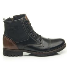 bota masculina couro promoção