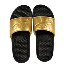 slide nike dourado