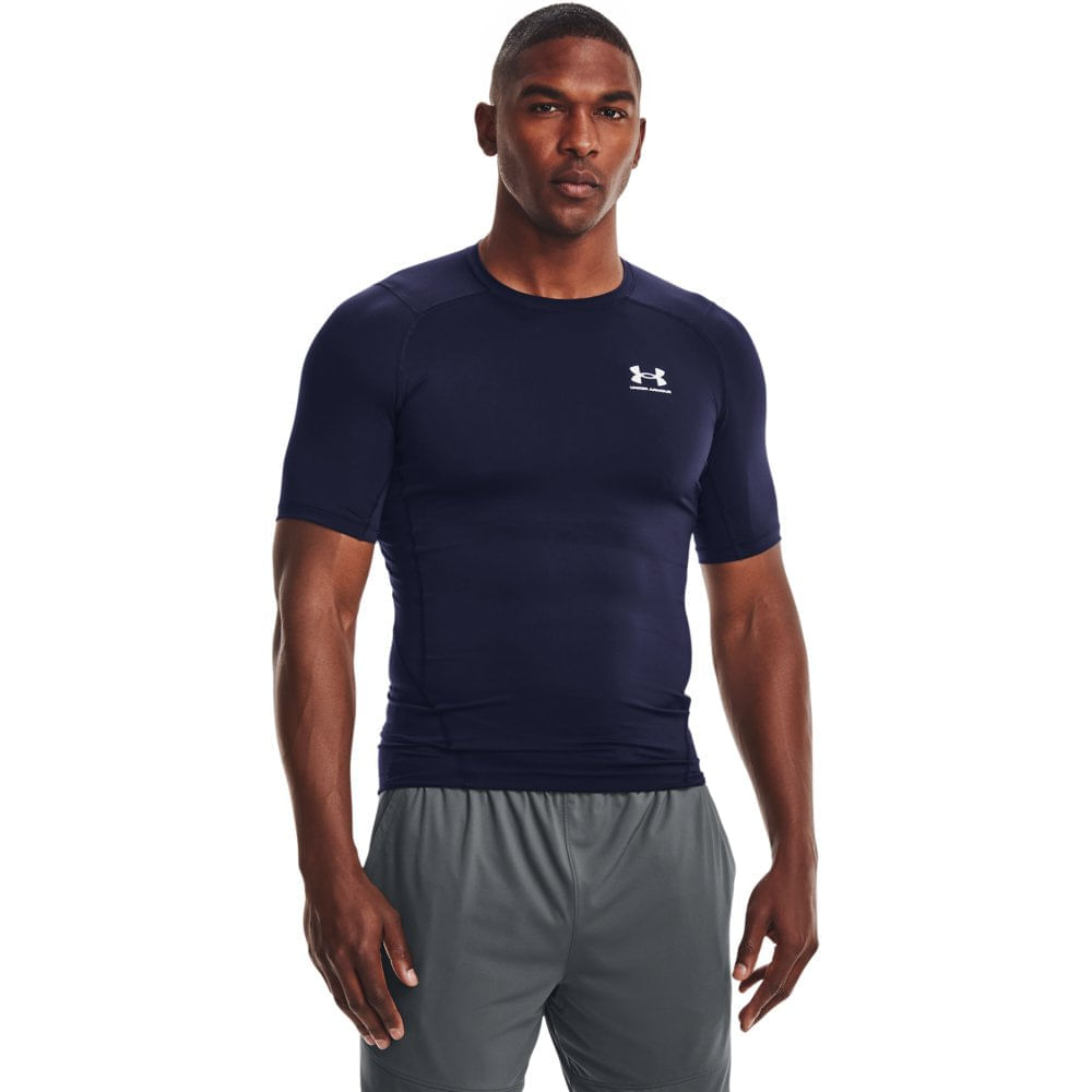 Camiseta Under Armour de Compressão HG Armour Comp LS Masculina