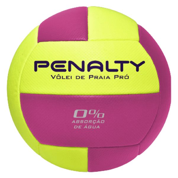 Bola Penalty Vôlei de Praia Pro X  - Amarelo e Rosa - Bola Penalty Vôlei de Praia Pro X Unissex - Amarelo e Rosa