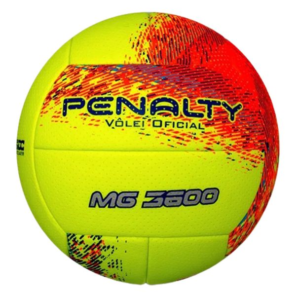 Bola Penalty Vôlei MG 3600 XXI Unissex - Amarelo e Laranja