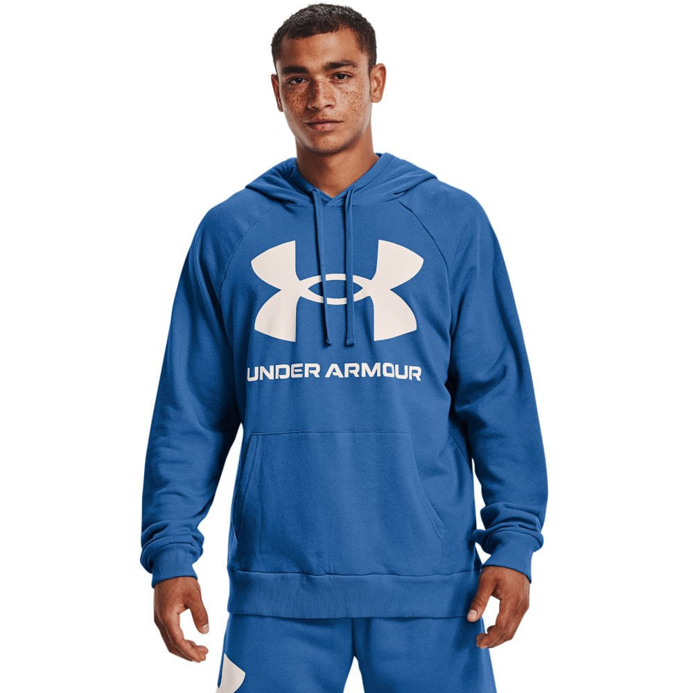 Moletom de Treino Masculino Under Armour Rival Fleece Amp Crew