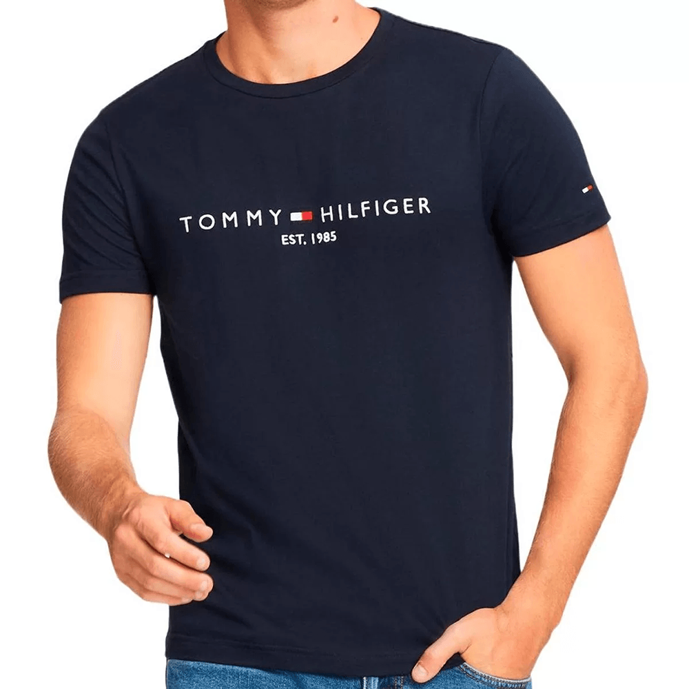 Camiseta Tommy Hilfiger Box Outline Branco THMW0MW29903