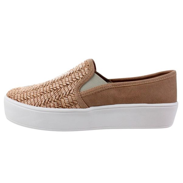 slip on feminino bege