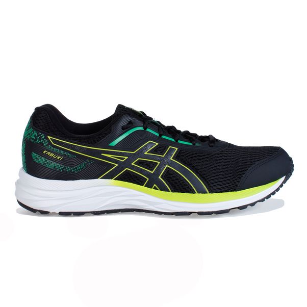 Tênis Asics Kabuki Preto e Verde Masculino