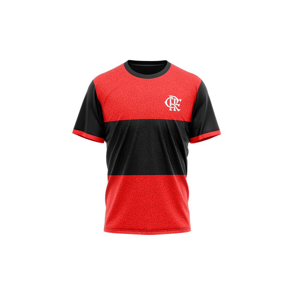 Camisa do Flamengo Original Masculina Listrada Braziline FC - Vermelho