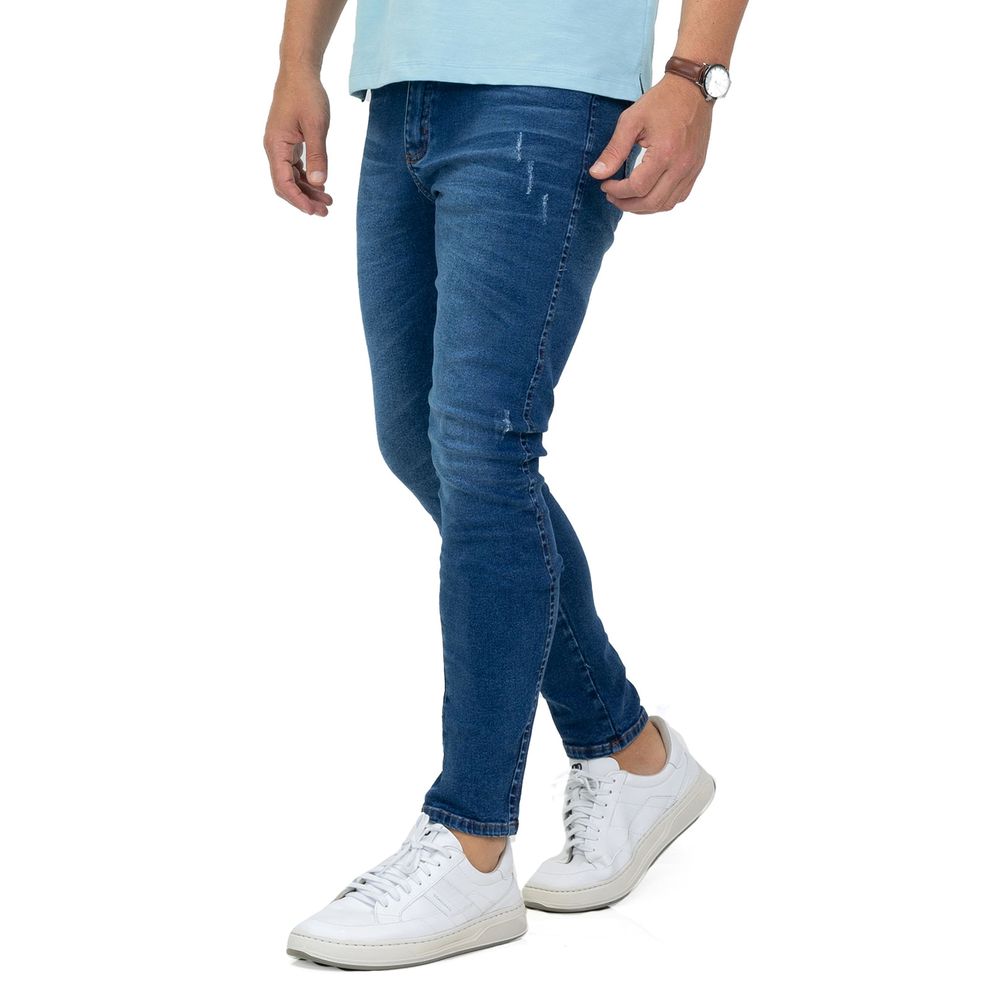 Calça Jeans Masculina Skinny Clima Control