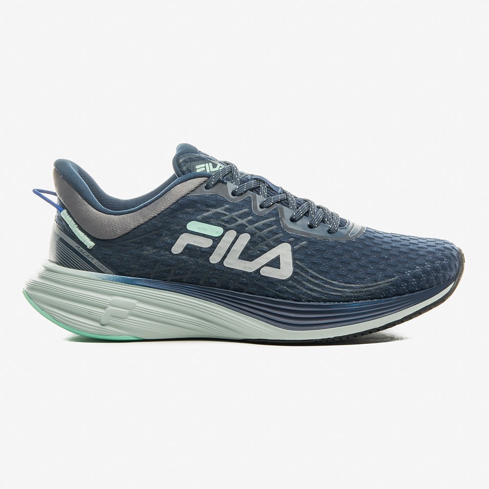 T nis Fila Racer Flexor Azul Feminino