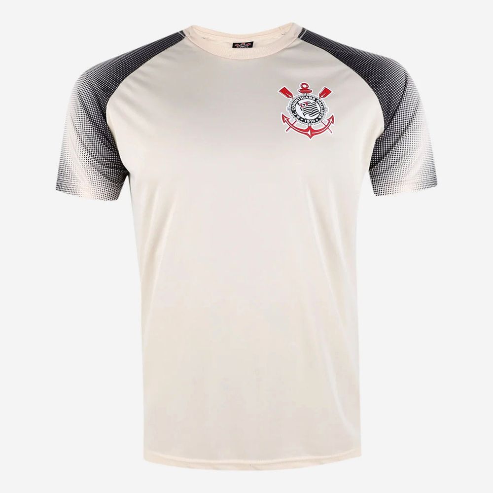 Camiseta Corinthians Saint Masculina - Preto+Chumbo