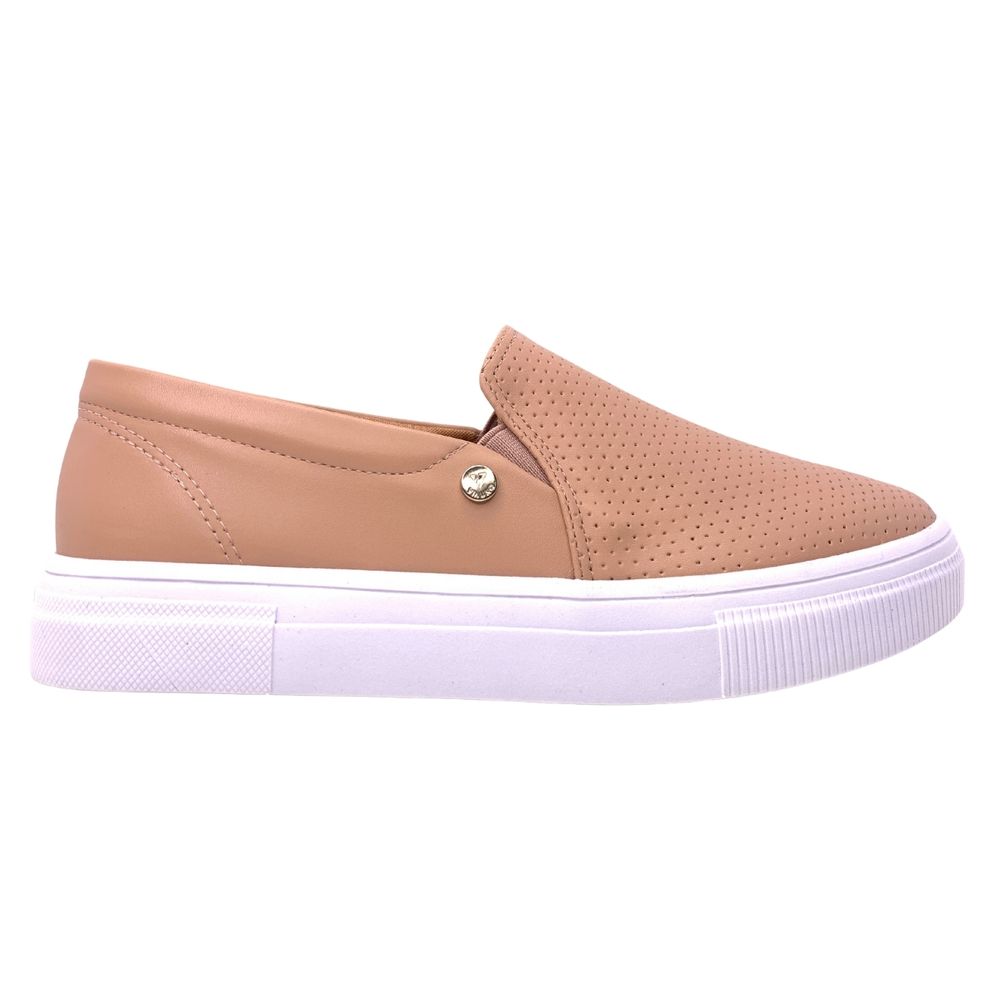 TENIS SLIP ON VIA MARTE CREME 23-12101-01 - Shoe Mix