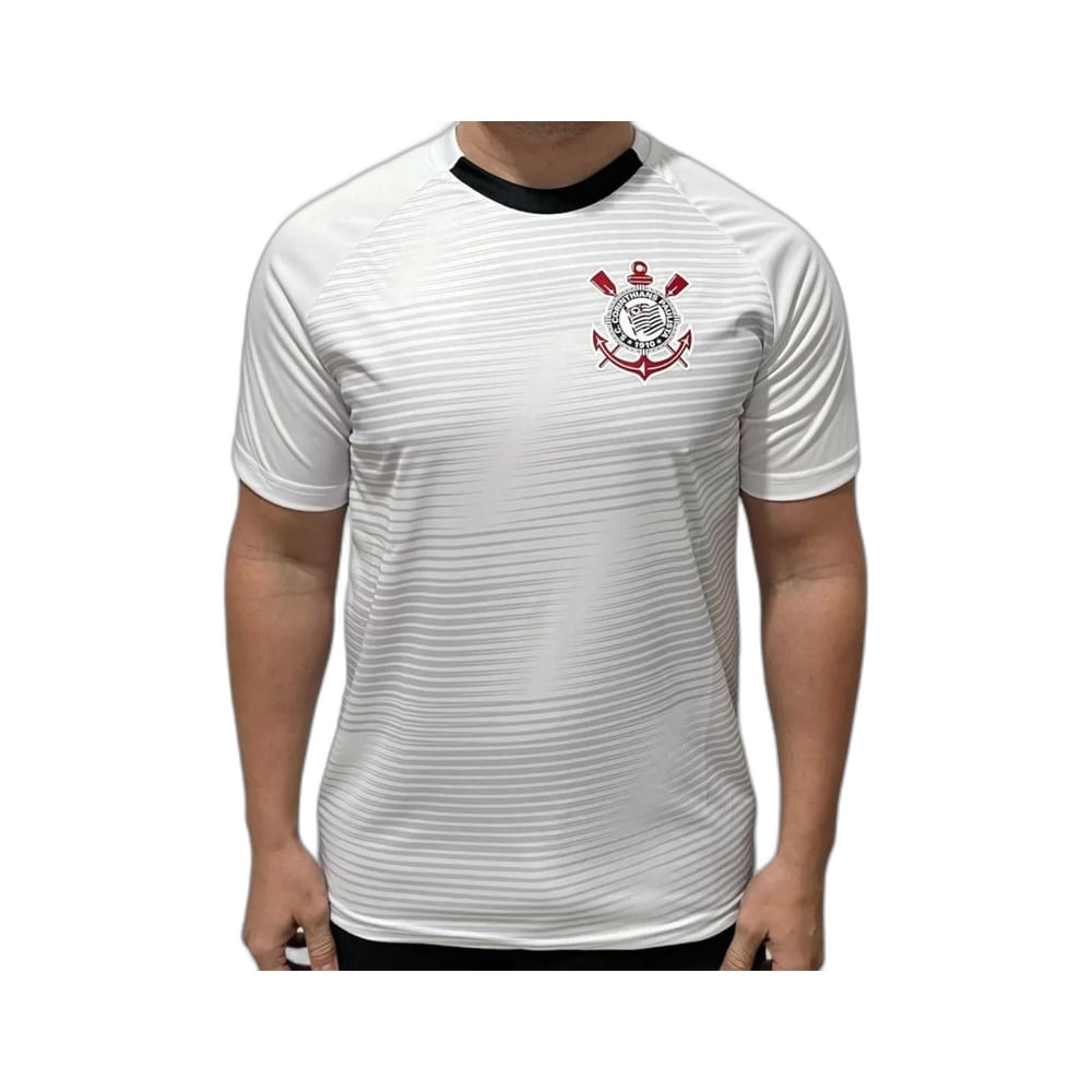 Camisa Corinthians Scrawl Branca Branco