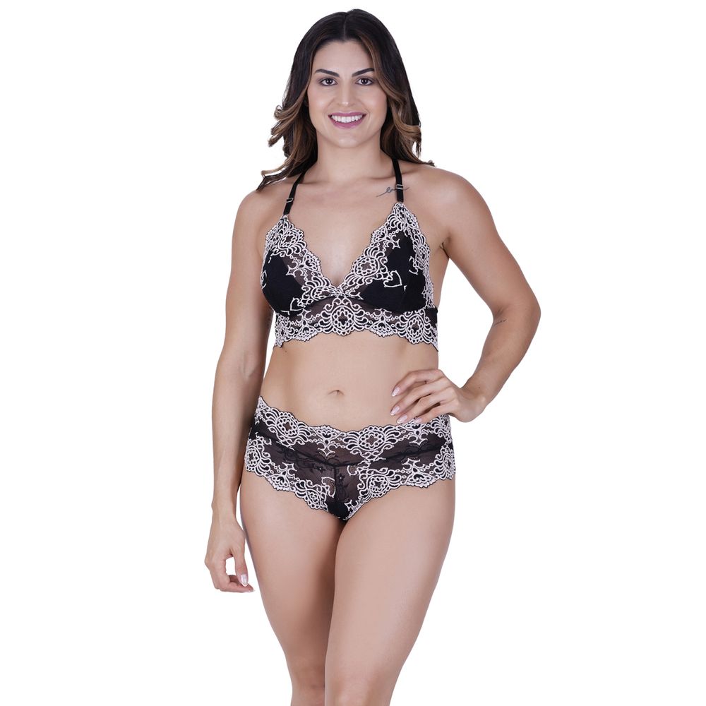 Conjunto Lunar Concept Lingerie Rosa