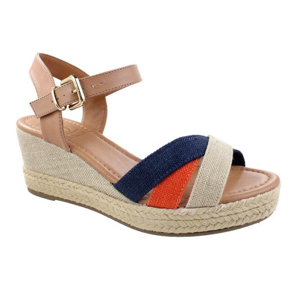 sandália anabela bebecê corda feminina