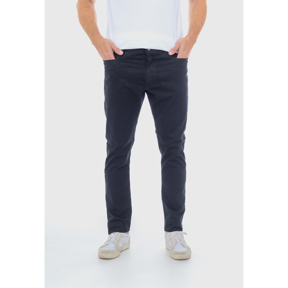 Calça Jeans Masculina Slim Com Elastano Premium Mais Justa Na Perna Modelo  Básico Liso Escuro Conceito Jeans 7877